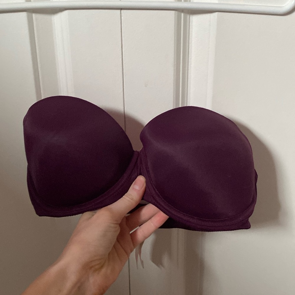 PINK Plum Strapless Push-Up Bra - 32D
